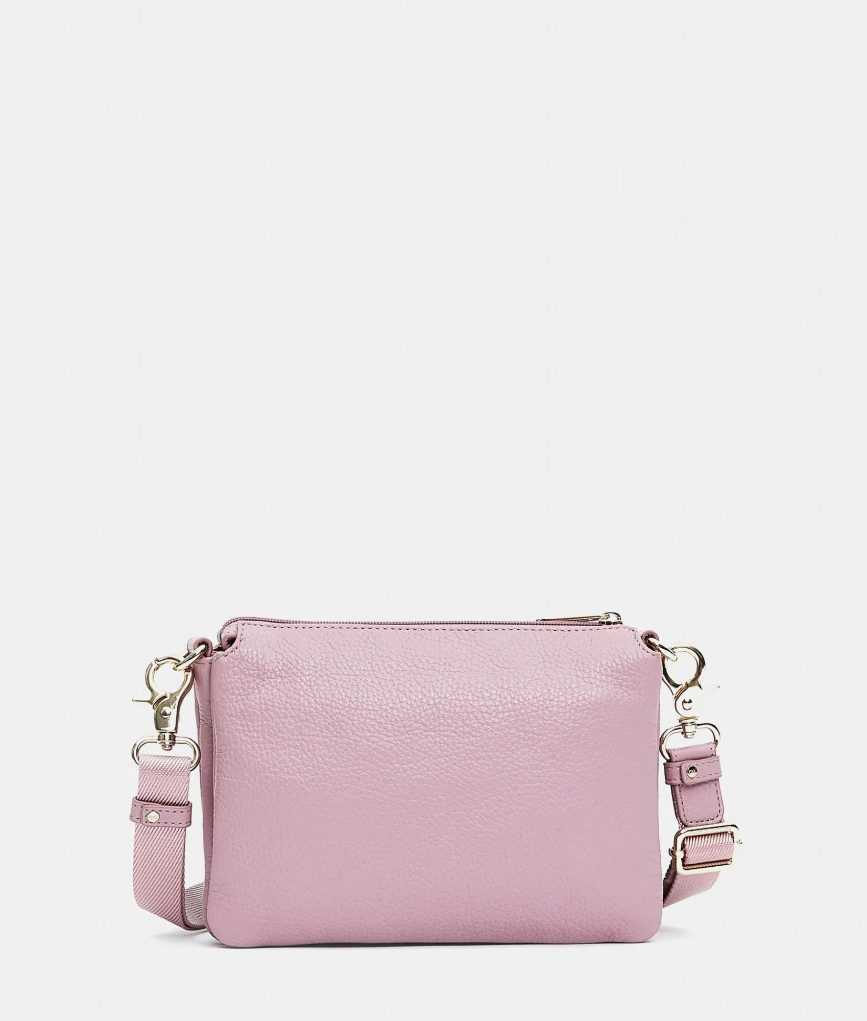 Best Mandarina Duck MELLOW LEATHER Small Crossbody Bag LilacRose