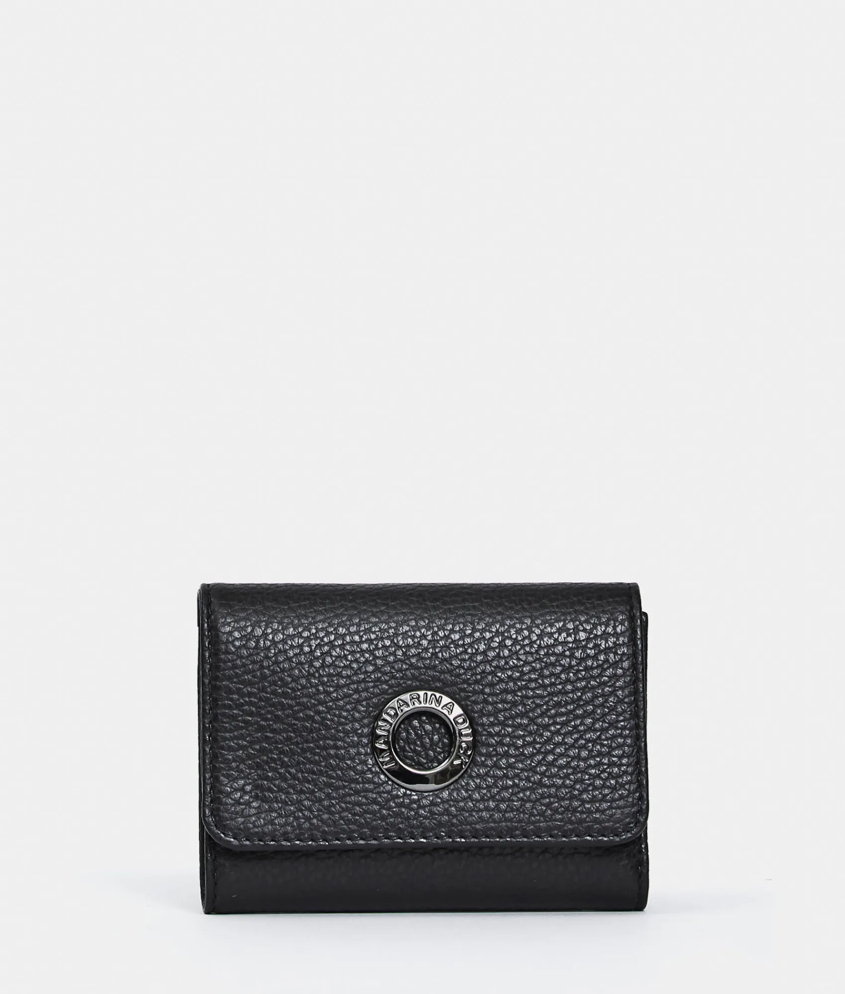 New Mandarina Duck MELLOW LEATHER Wallet Nero