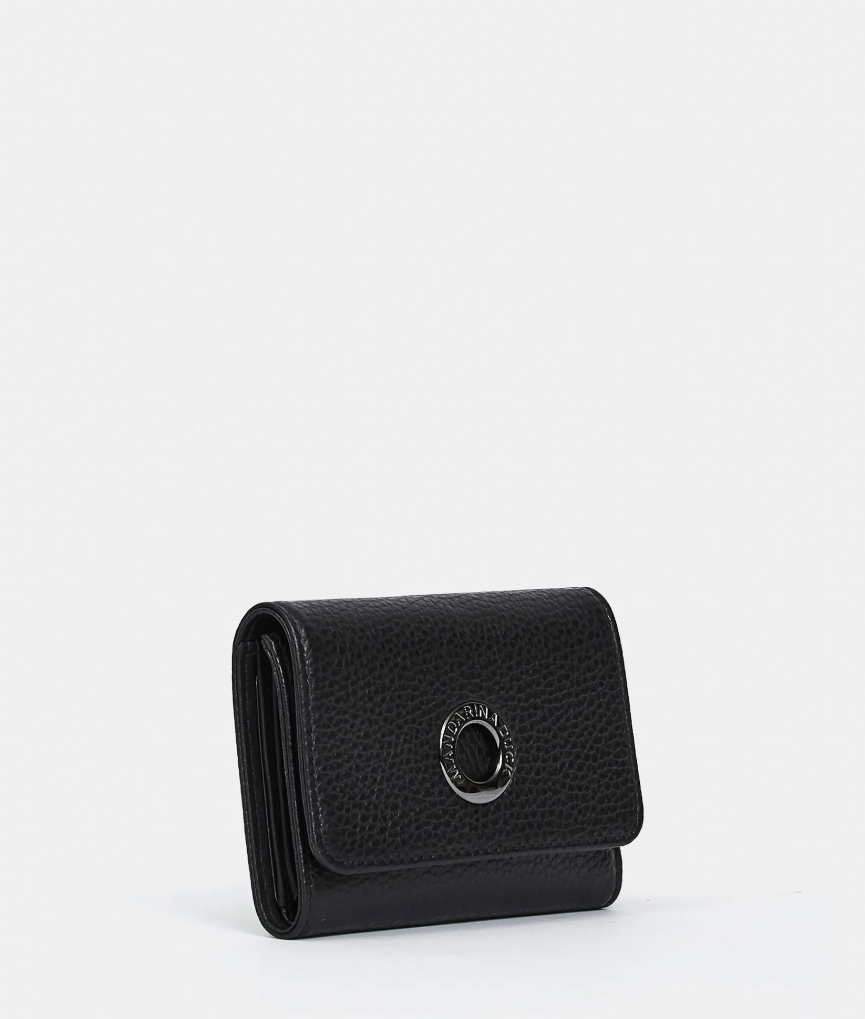 New Mandarina Duck MELLOW LEATHER Wallet Nero