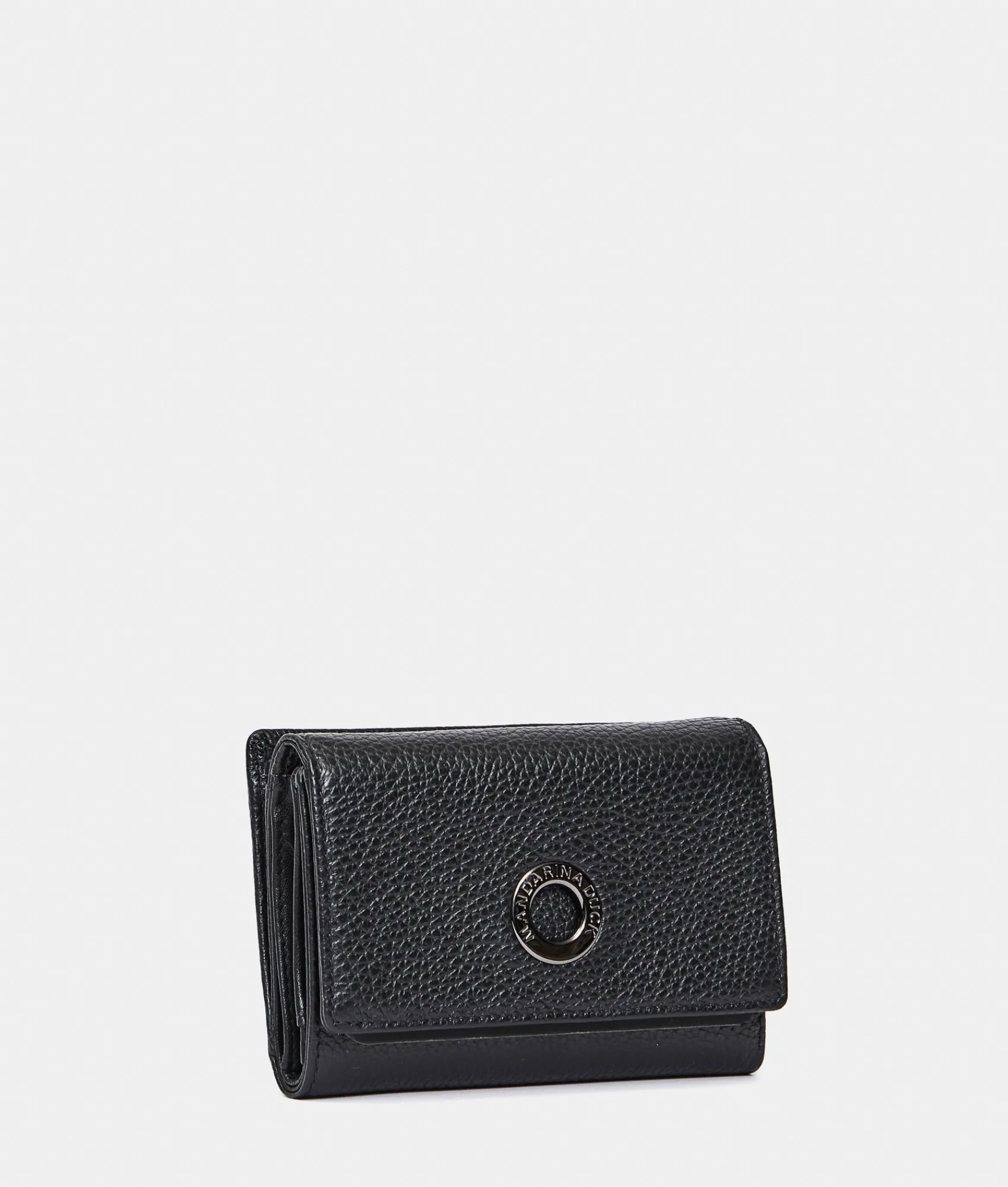 Outlet Mandarina Duck MELLOW LEATHER Wallet Nero