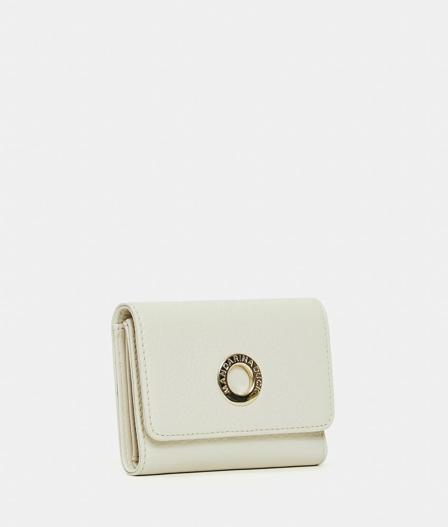 New Mandarina Duck MELLOW LEATHER Wallet Almond