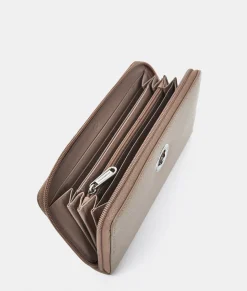 Outlet Mandarina Duck MELLOW LEATHER Wallet WarmTaupe