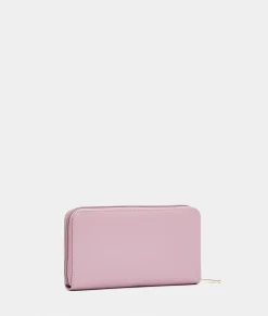 Fashion Mandarina Duck MELLOW LEATHER Wallet LilacRose