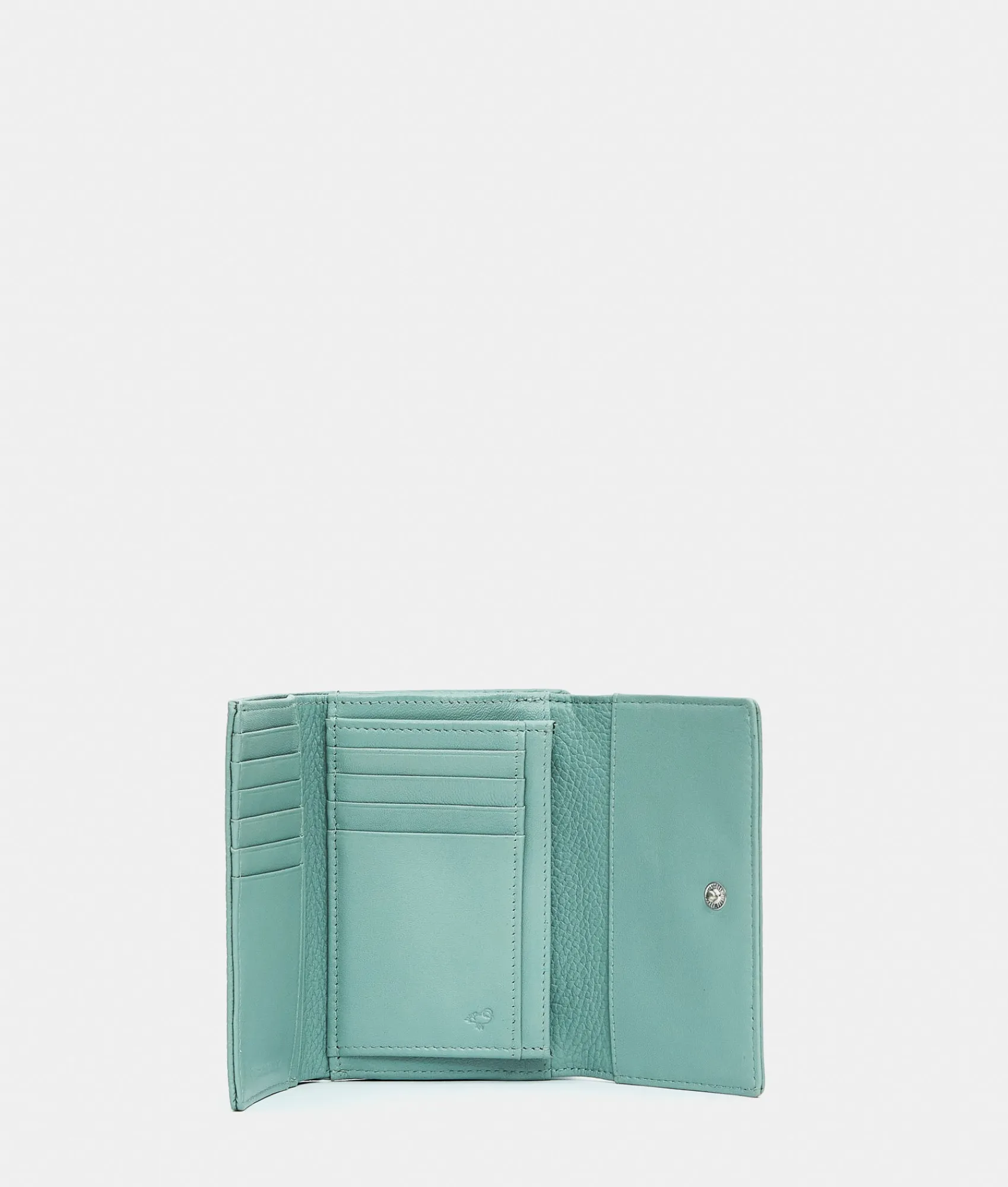 New Mandarina Duck MELLOW LEATHER Wallet IcebergGreen