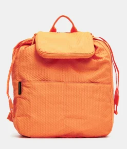 Hot Mandarina Duck REVIVAL 2.0 Foldable Backpack With Flap Tangerine