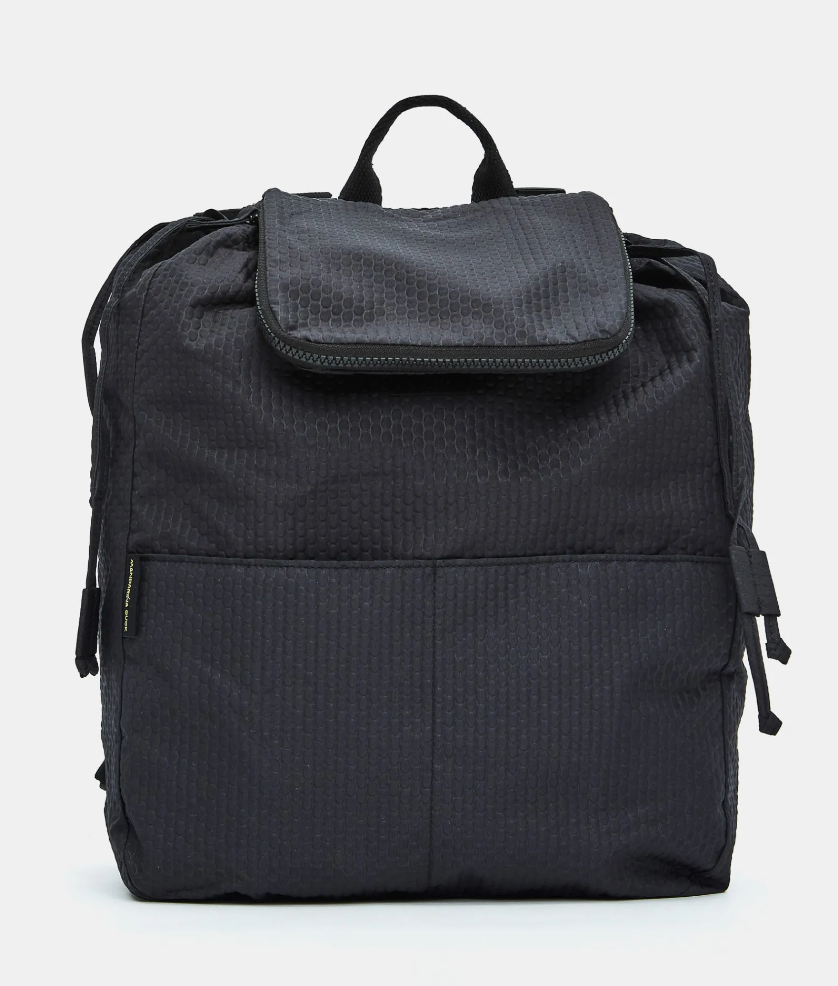 Discount Mandarina Duck REVIVAL 2.0 Foldable Backpack With Flap Black