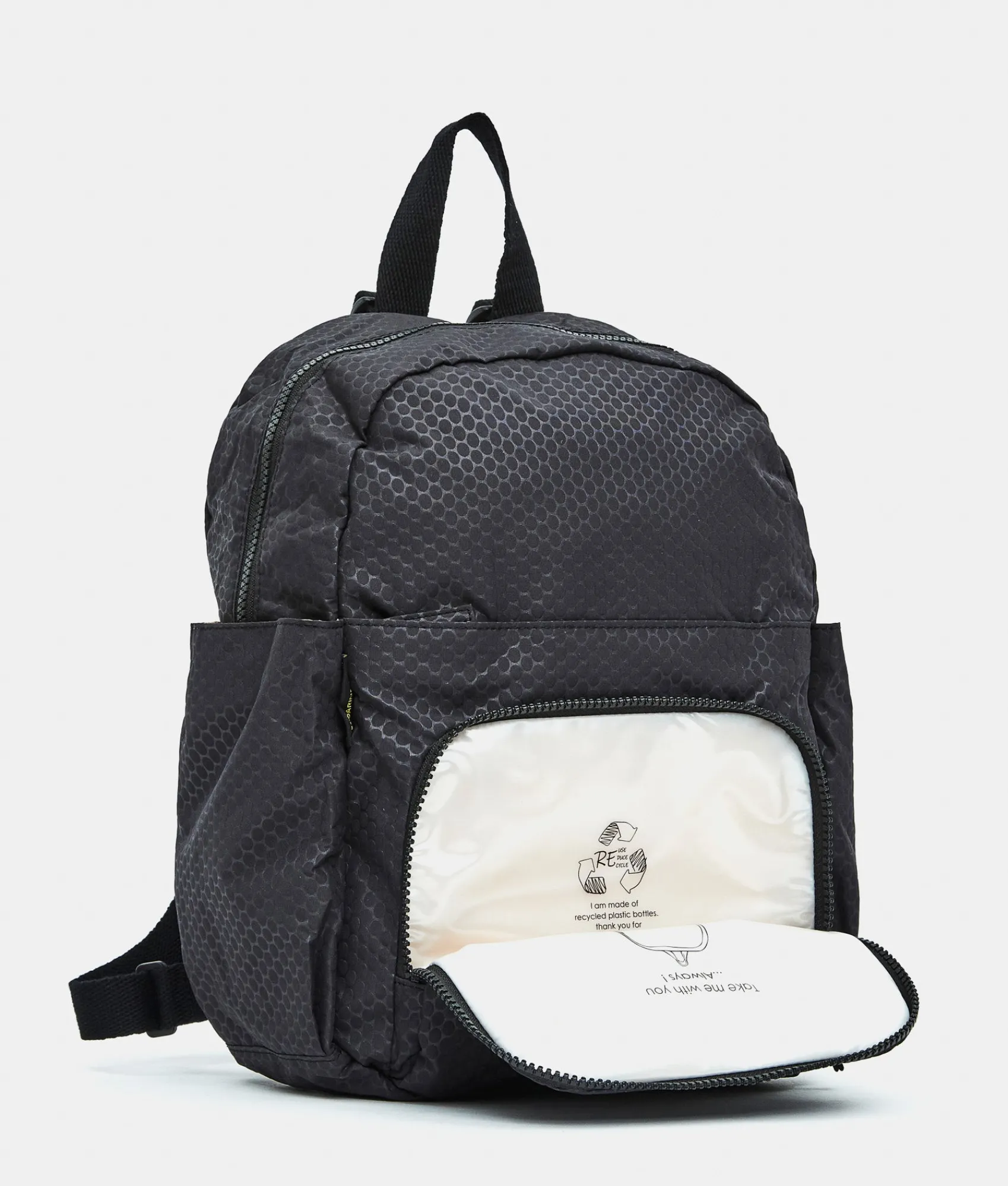 Sale Mandarina Duck REVIVAL 2.0 Foldable Backpack Black