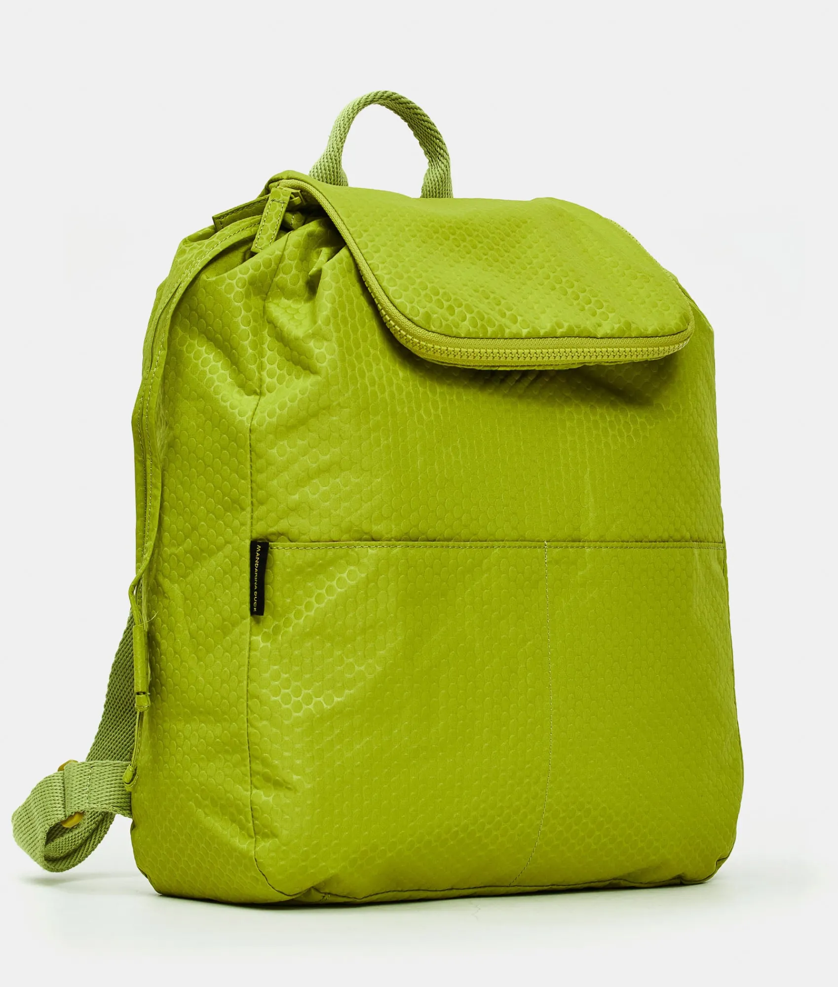 Outlet Mandarina Duck REVIVAL 2.0 Foldable Backpack With Flap MapoGreen