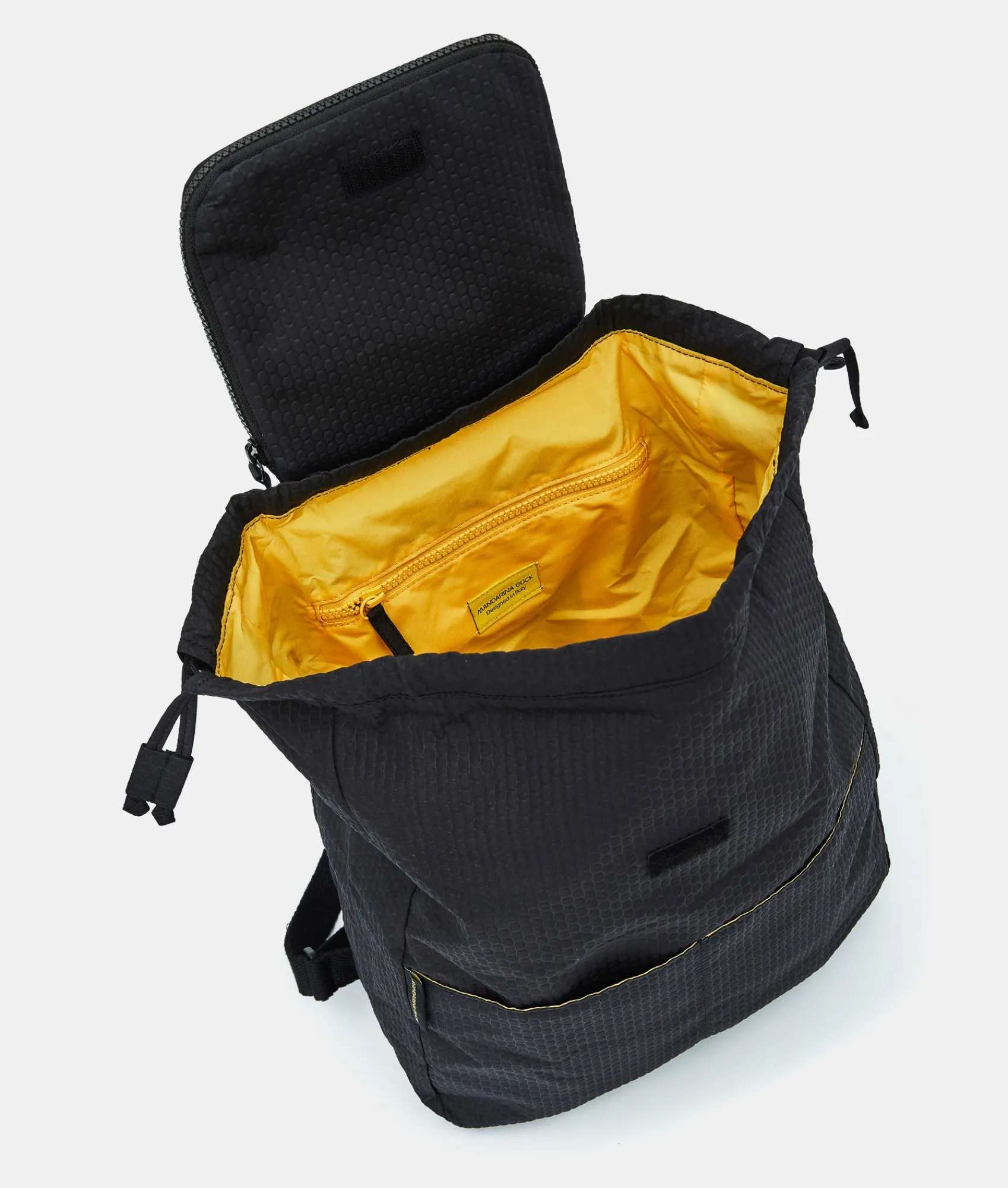 Discount Mandarina Duck REVIVAL 2.0 Foldable Backpack With Flap Black