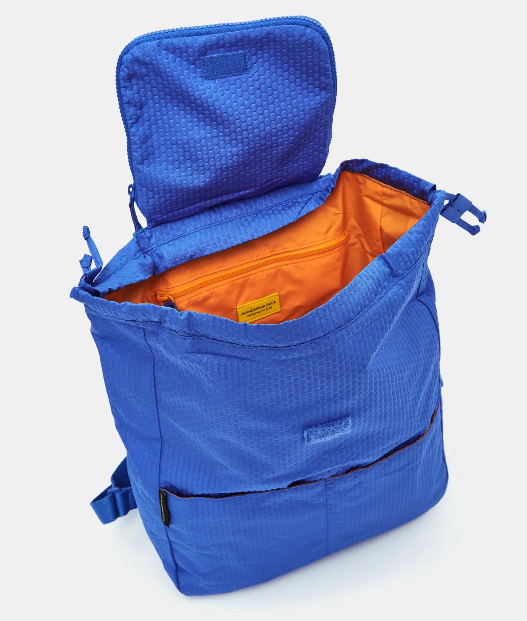Hot Mandarina Duck REVIVAL 2.0 Foldable Backpack With Flap ElectricBlue