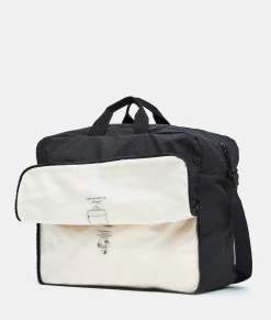 New Mandarina Duck REVIVAL 2.0 Foldable Boxy Duffle Black
