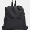 Outlet Mandarina Duck REVIVAL 2.0 Foldable Drawstring Backpack Black