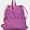 Sale Mandarina Duck REVIVAL 2.0 Foldable Drawstring Backpack Orchid
