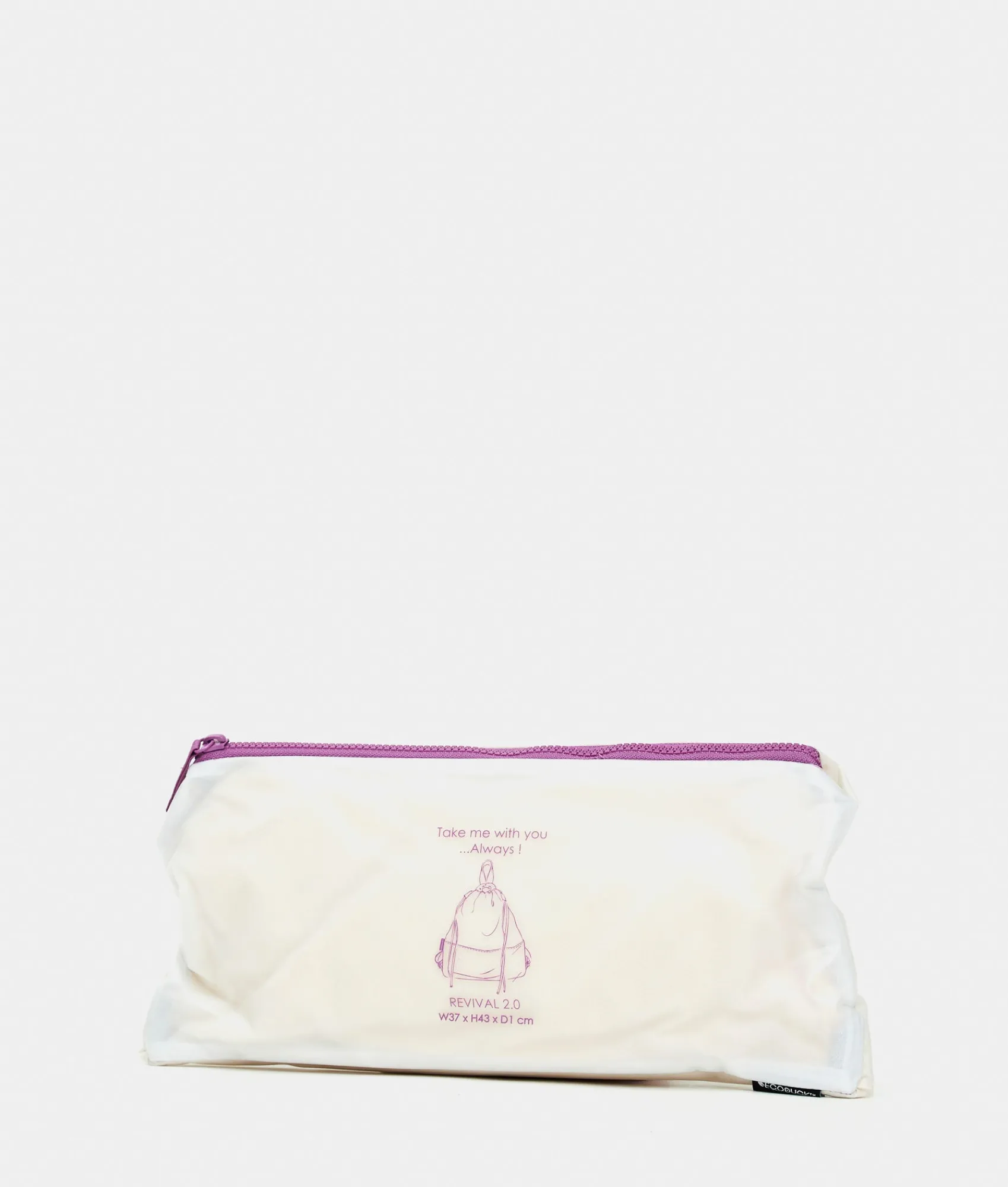 Sale Mandarina Duck REVIVAL 2.0 Foldable Drawstring Backpack Orchid