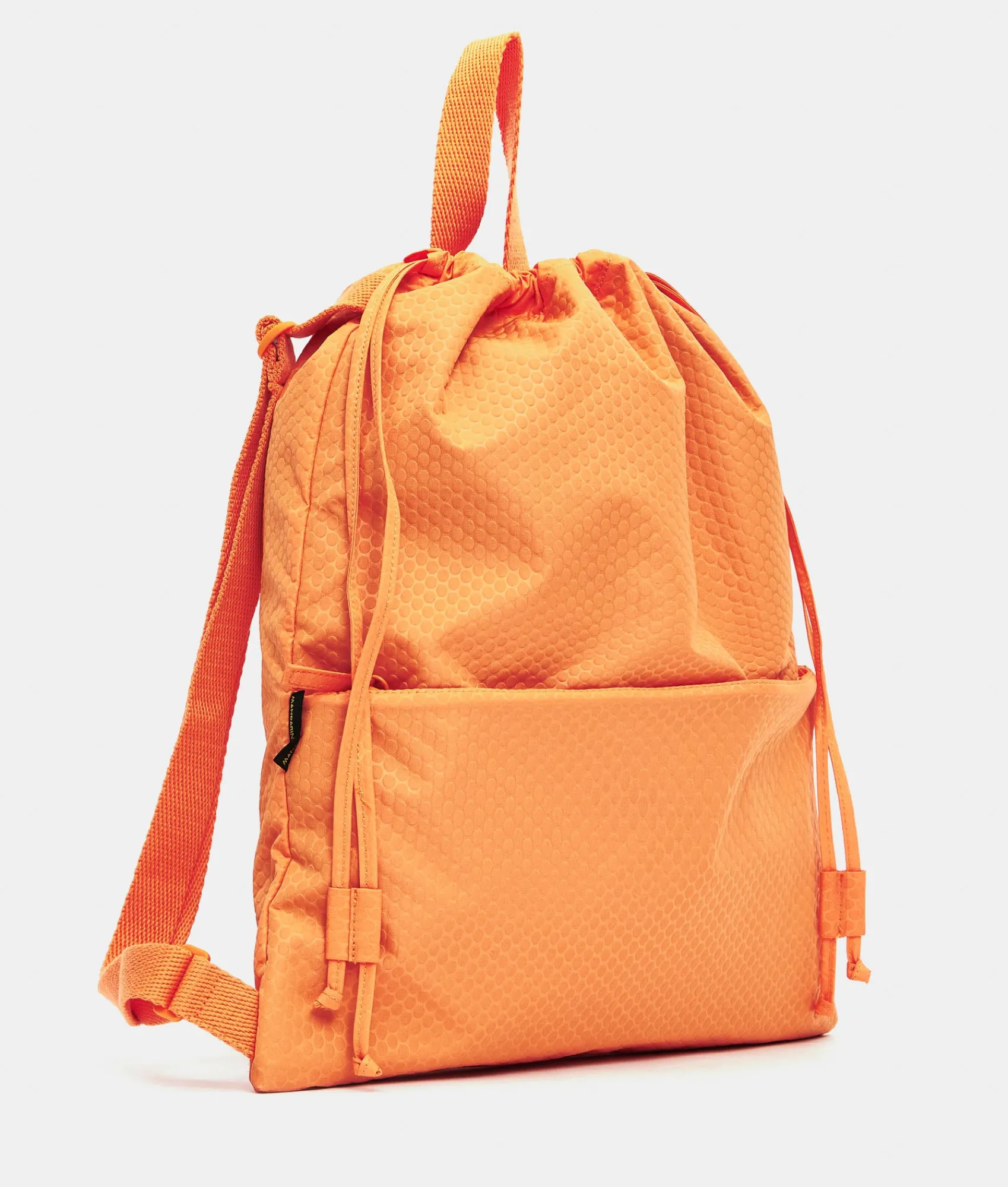 Online Mandarina Duck REVIVAL 2.0 Foldable Drawstring Backpack Tangerine