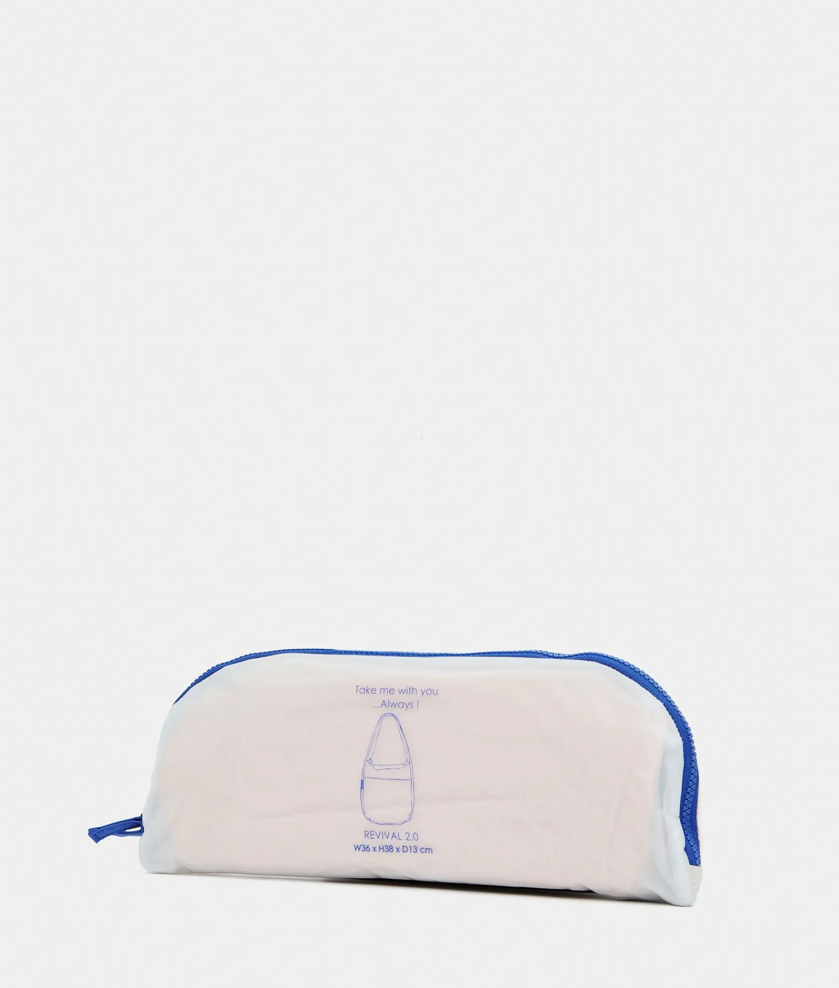 Sale Mandarina Duck REVIVAL 2.0 Foldable Large Shoulder Bag ElectricBlue