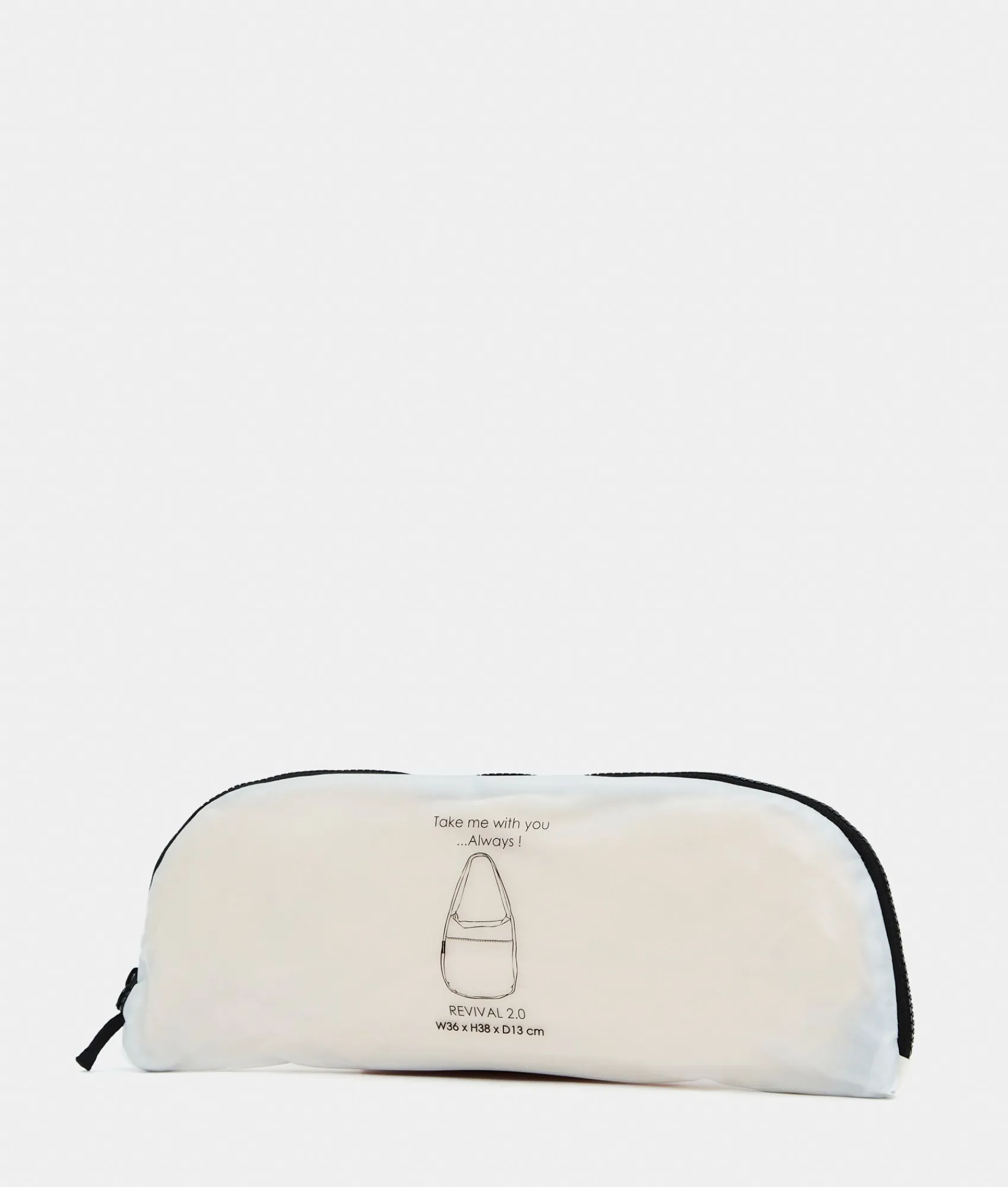 Sale Mandarina Duck REVIVAL 2.0 Foldable Large Shoulder Bag Black
