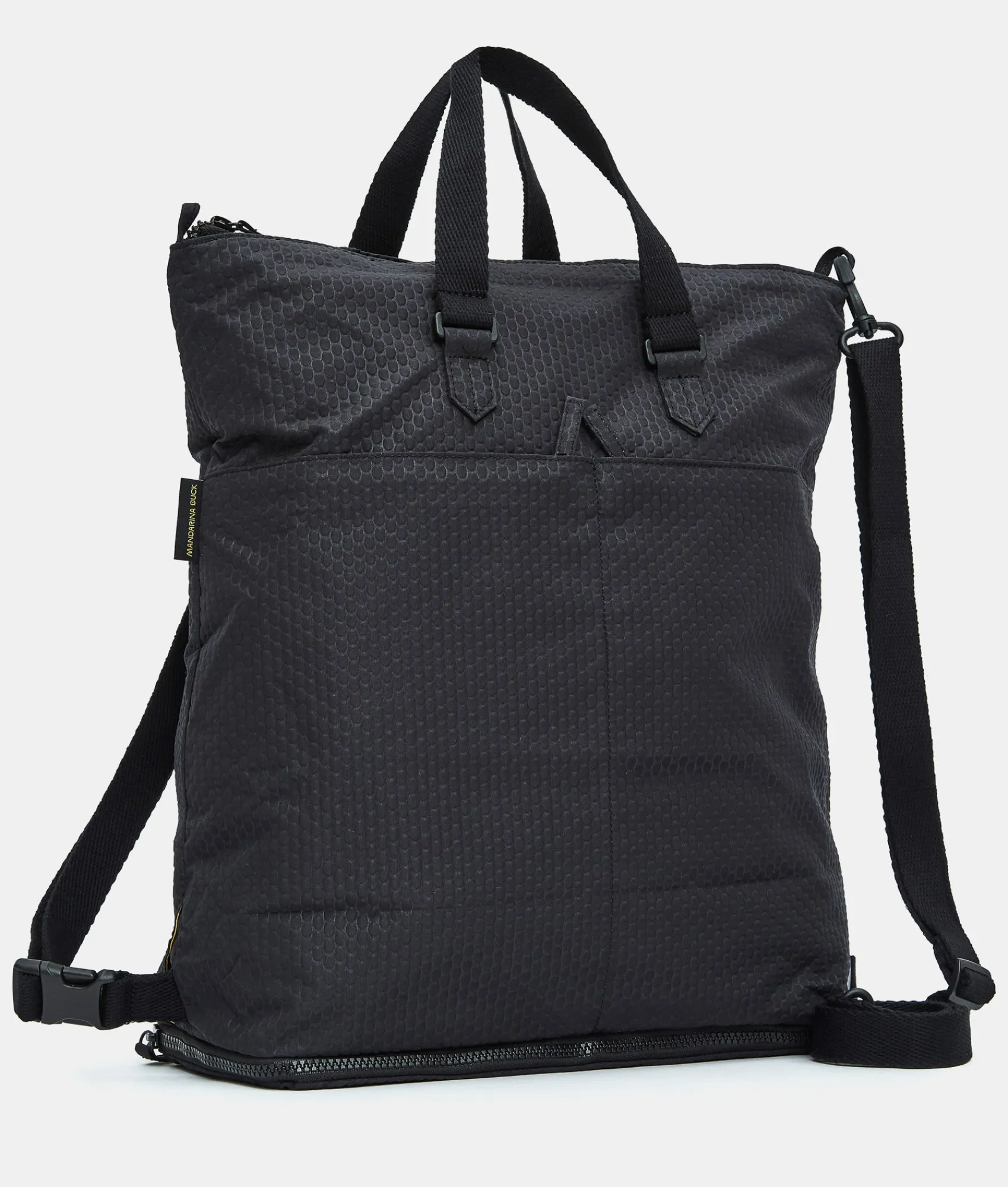 Discount Mandarina Duck REVIVAL 2.0 Foldable Multifunction Tote Black