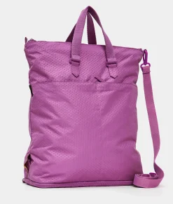 Discount Mandarina Duck REVIVAL 2.0 Foldable Multifunction Tote Orchid