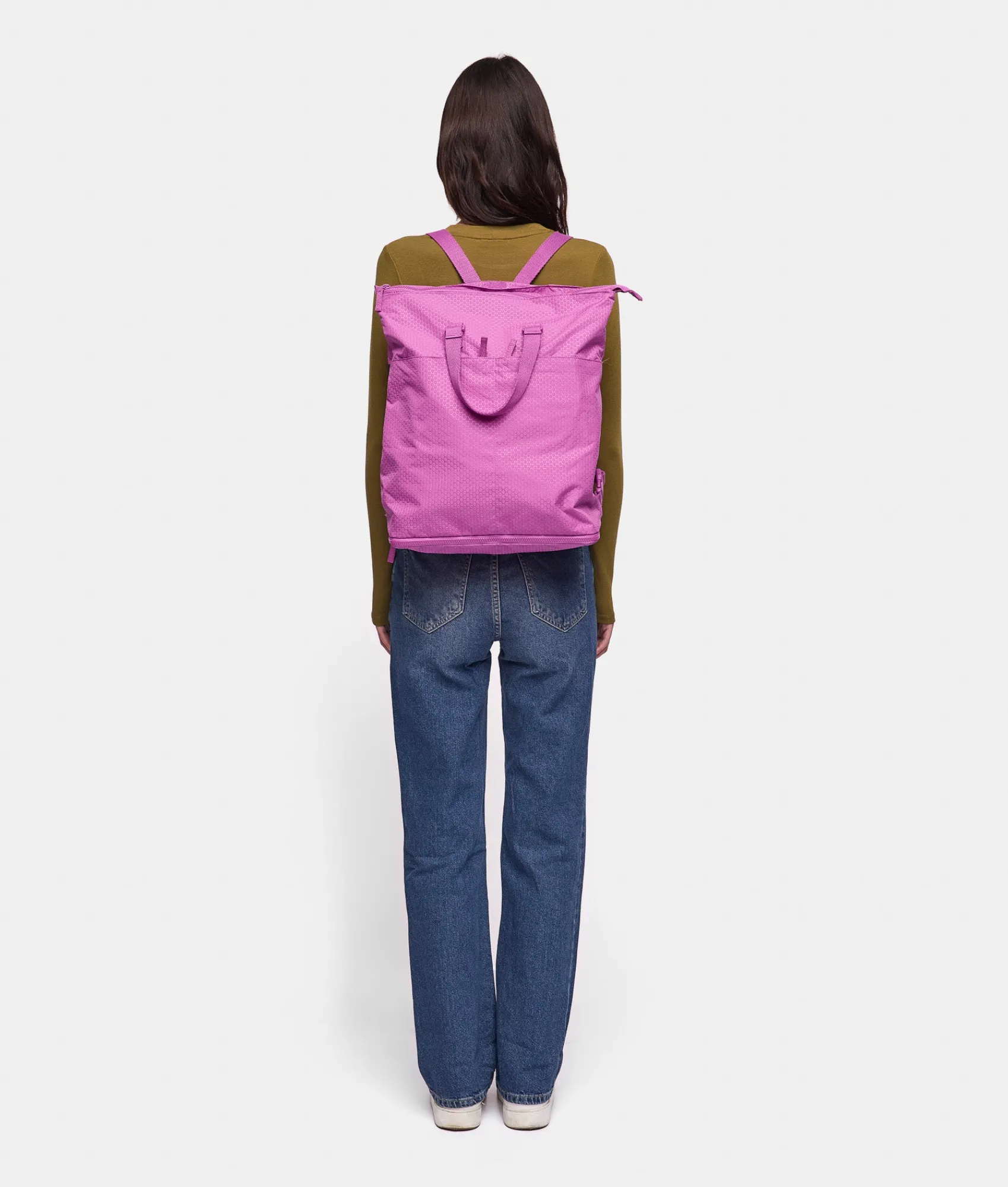 Discount Mandarina Duck REVIVAL 2.0 Foldable Multifunction Tote Orchid