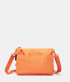Outlet Mandarina Duck REVIVAL 2.0 Foldable Triple Pochette Tangerine