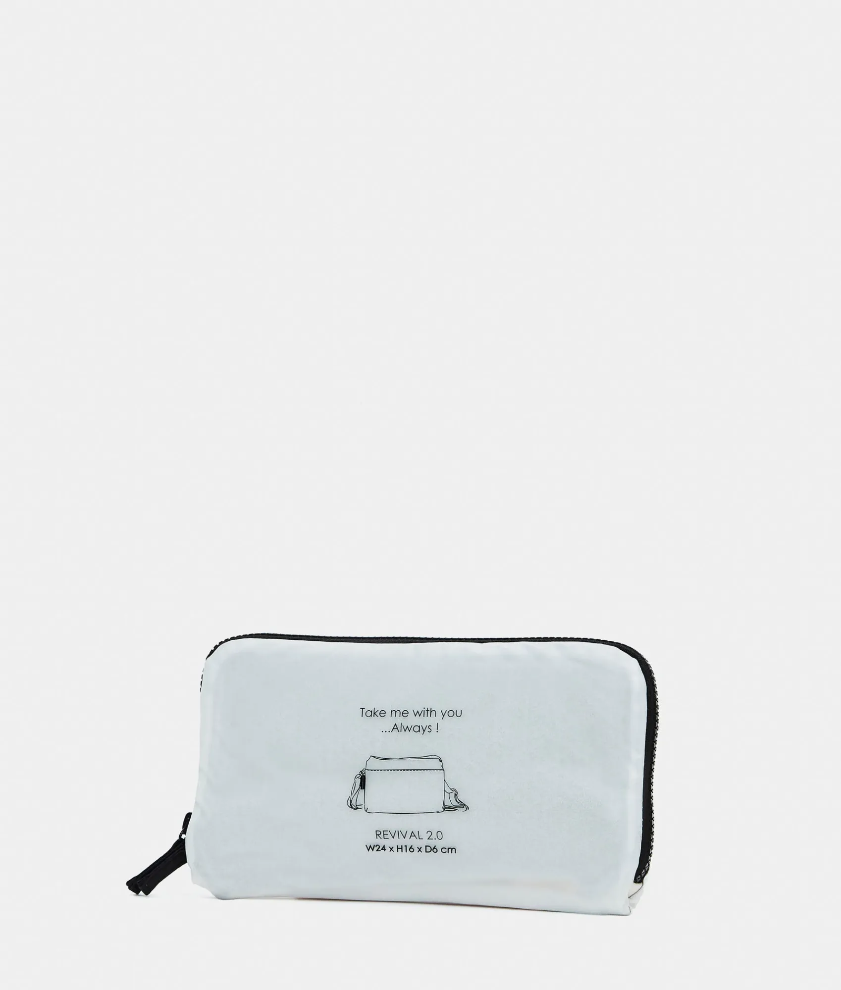 Sale Mandarina Duck REVIVAL 2.0 Foldable Triple Pochette Black