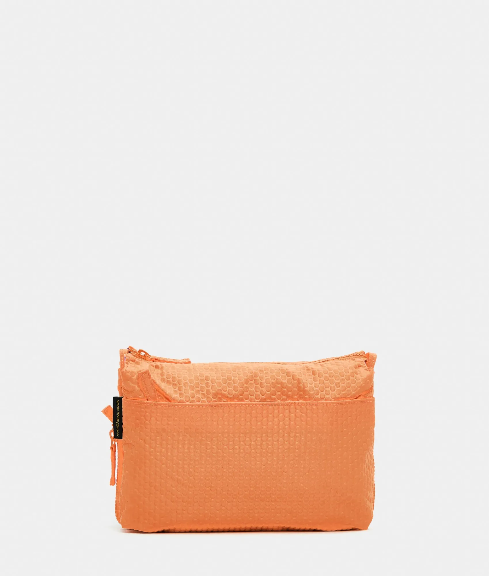 Outlet Mandarina Duck REVIVAL 2.0 Foldable Triple Pochette Tangerine