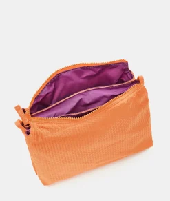 Outlet Mandarina Duck REVIVAL 2.0 Foldable Triple Pochette Tangerine