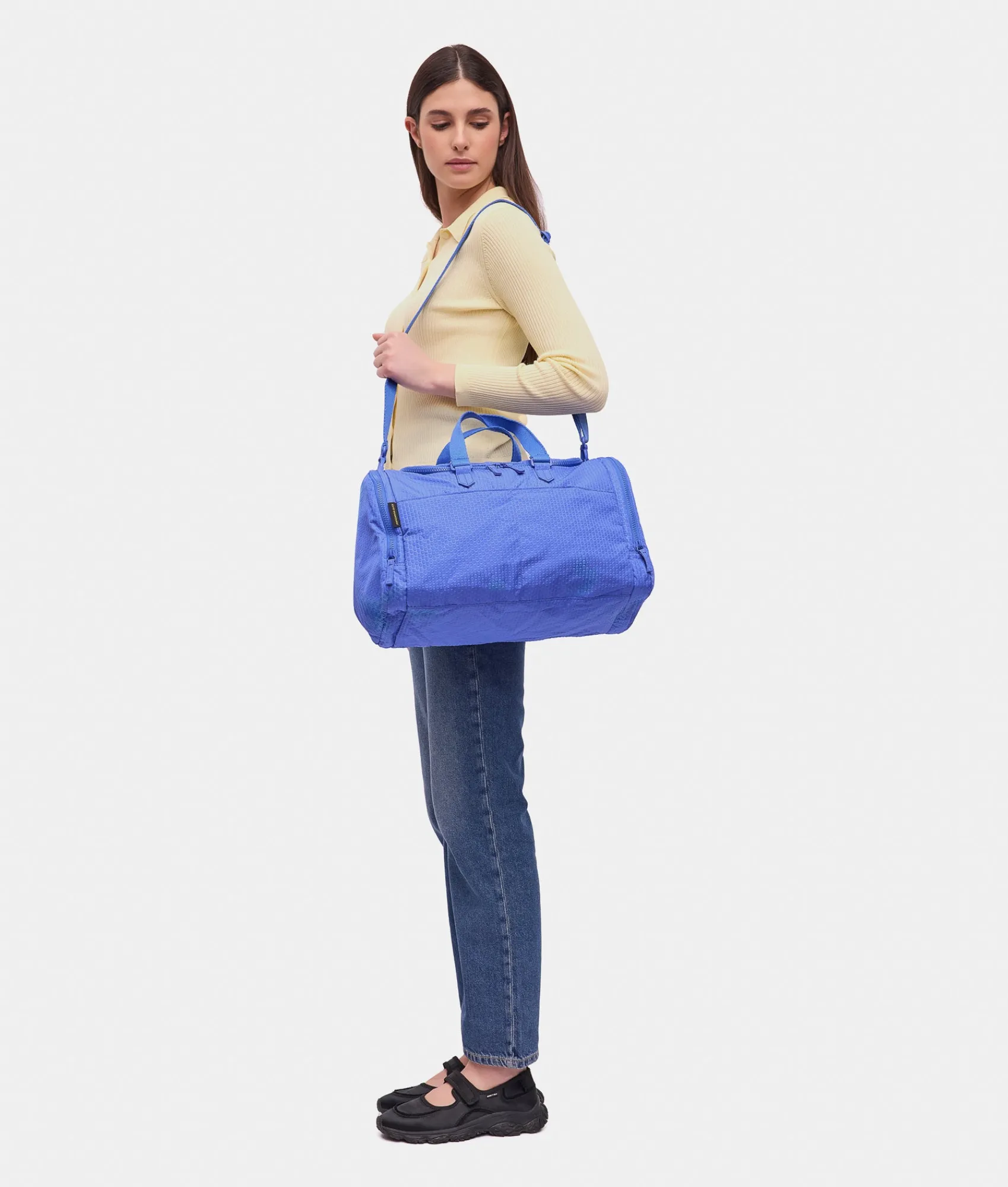 Best Mandarina Duck REVIVAL 2.0 Foldable Weekend Bag ElectricBlue