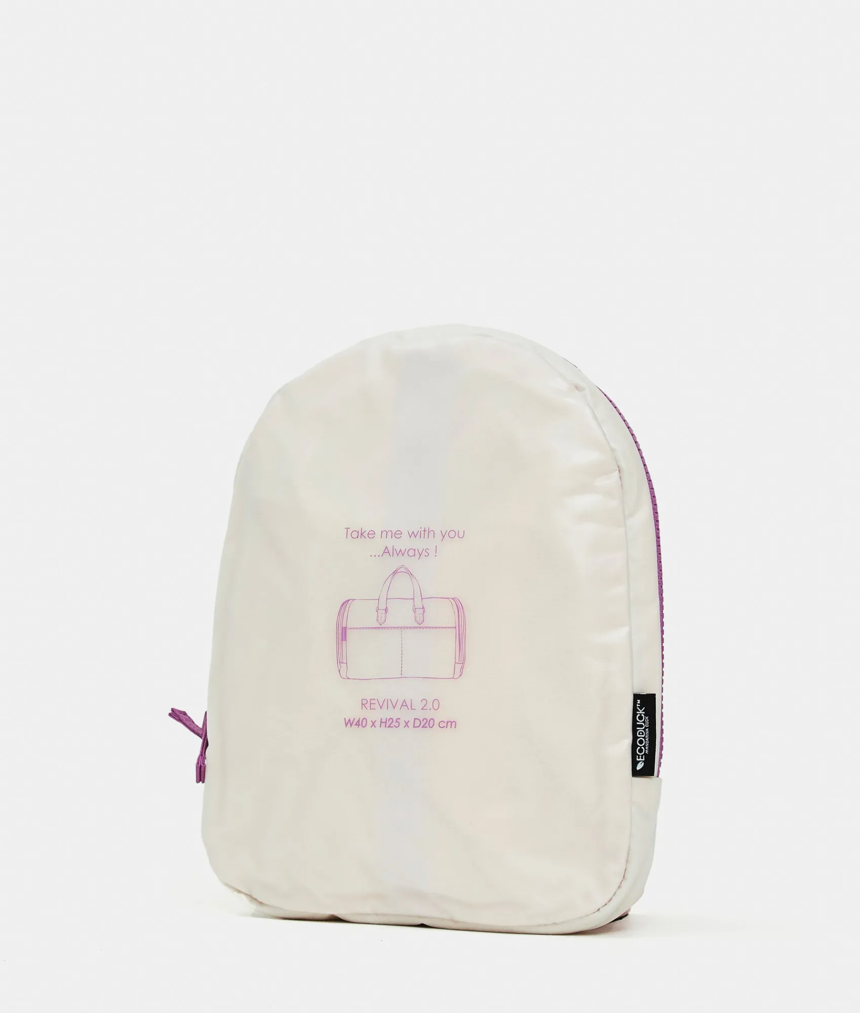 Sale Mandarina Duck REVIVAL 2.0 Foldable Weekend Bag Orchid