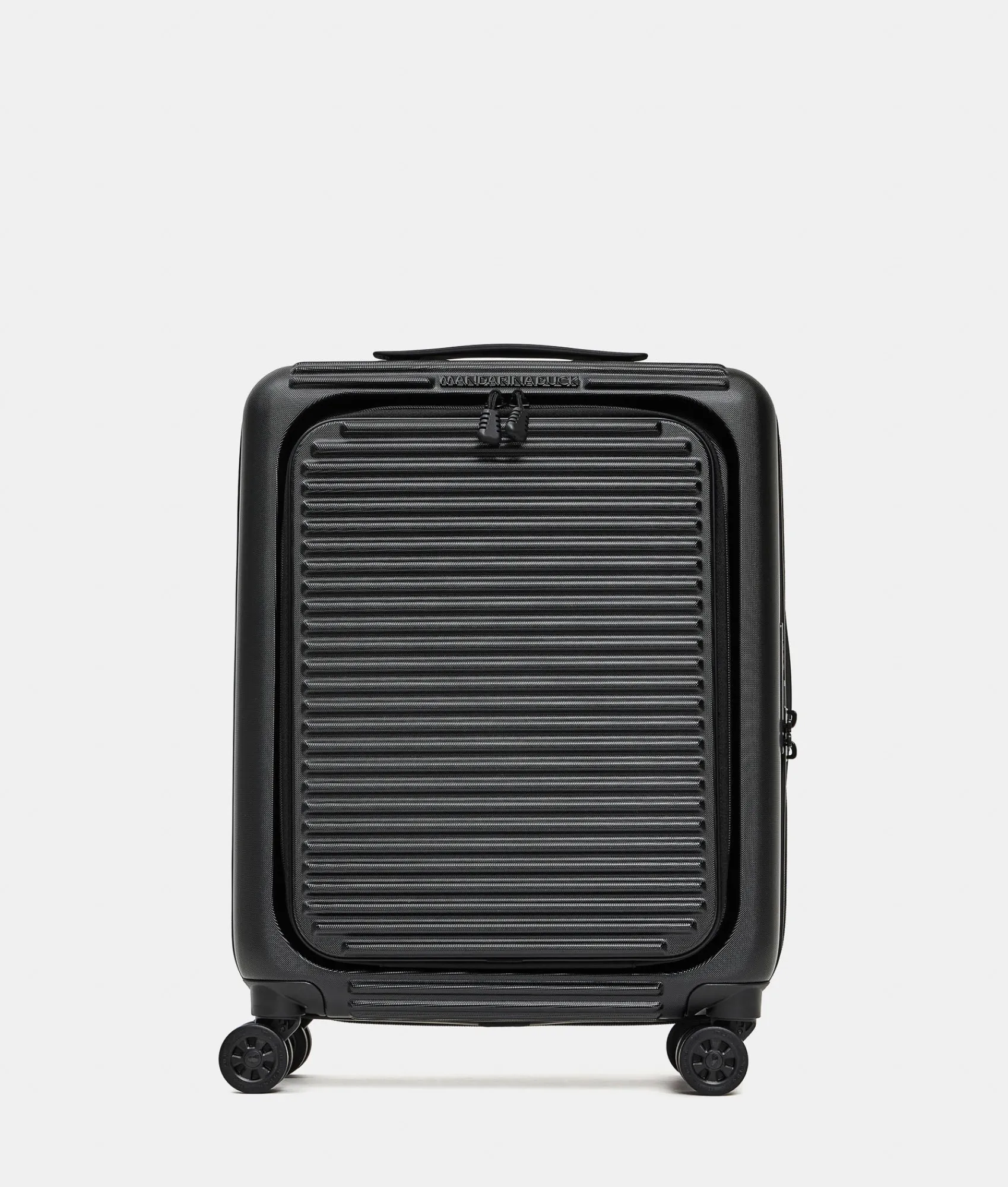 Discount Mandarina Duck TANK Carry-On Cabin Trolley | cm 55X40X20 Black