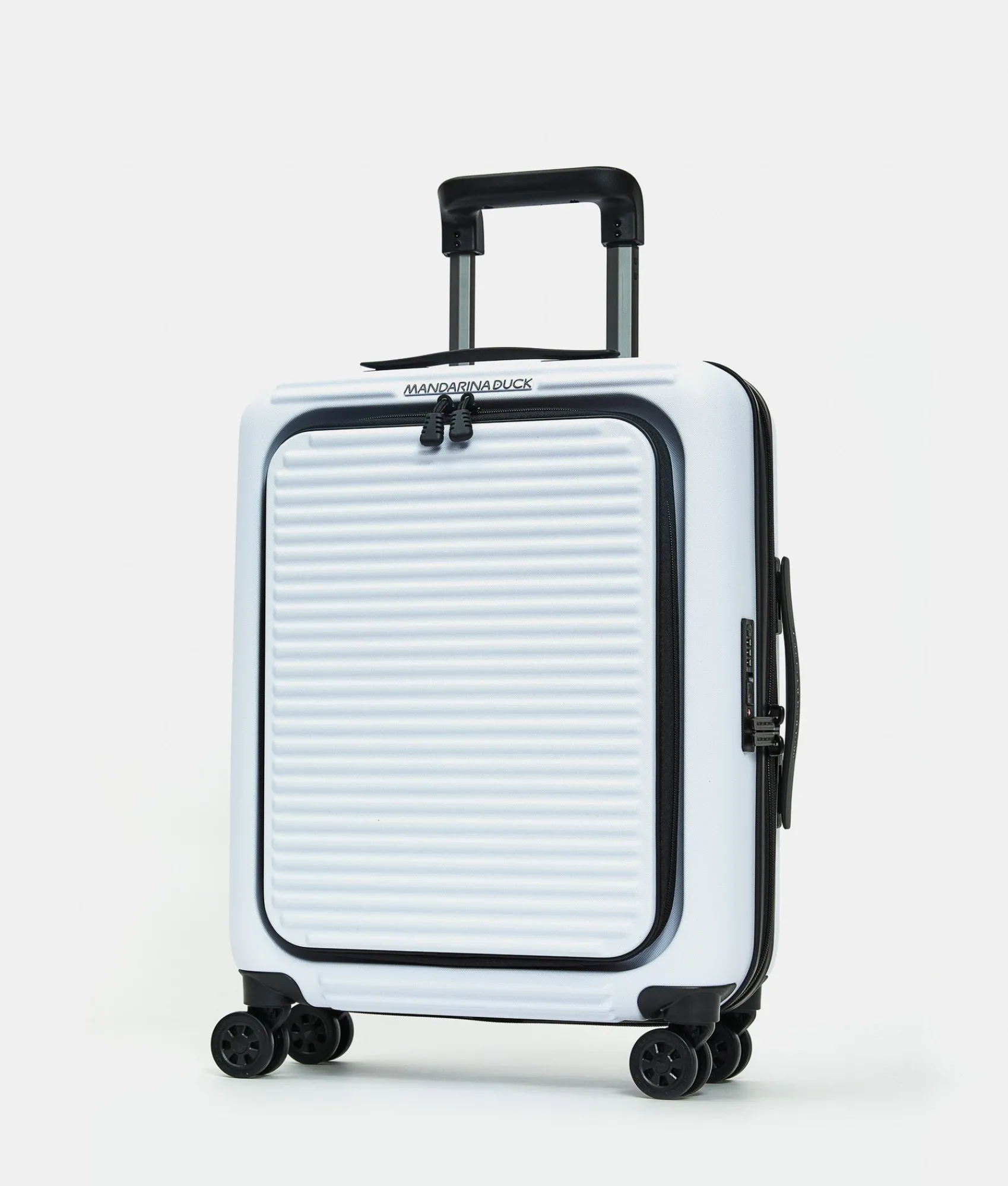 Sale Mandarina Duck TANK Carry-On Cabin Trolley | cm 55X40X20 OpticalWhite