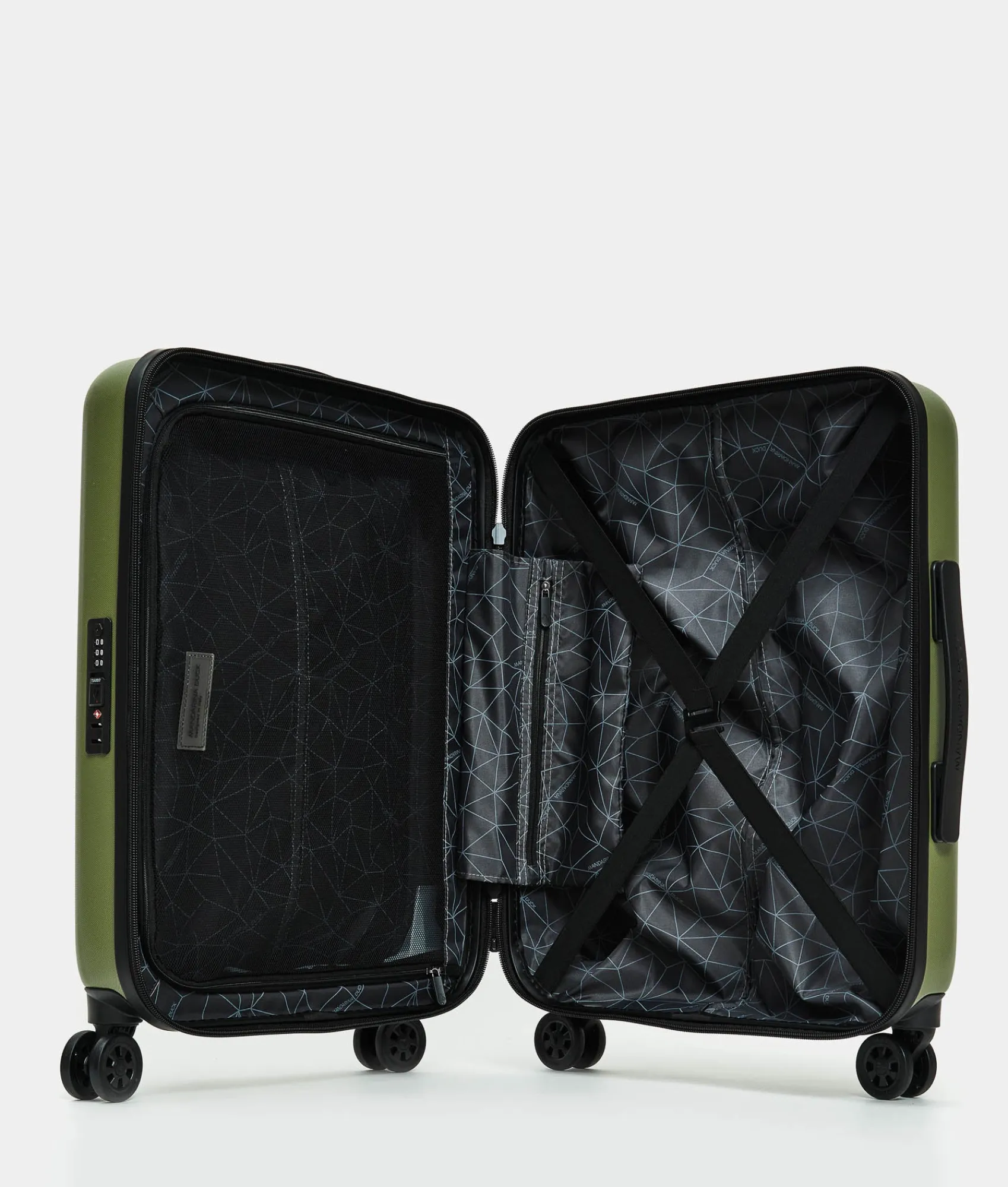 Best Mandarina Duck TANK Carry-On Cabin Trolley | cm 55X40X20 MilitaryGreen