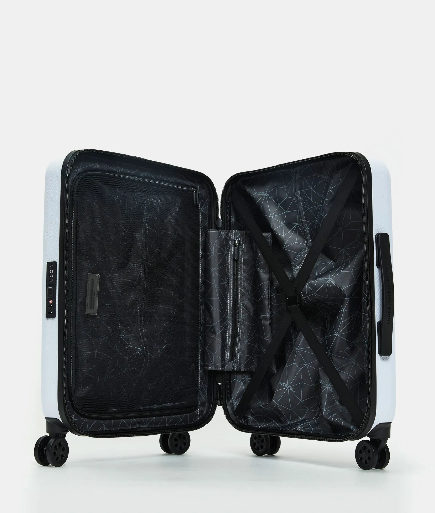 Sale Mandarina Duck TANK Carry-On Cabin Trolley | cm 55X40X20 OpticalWhite