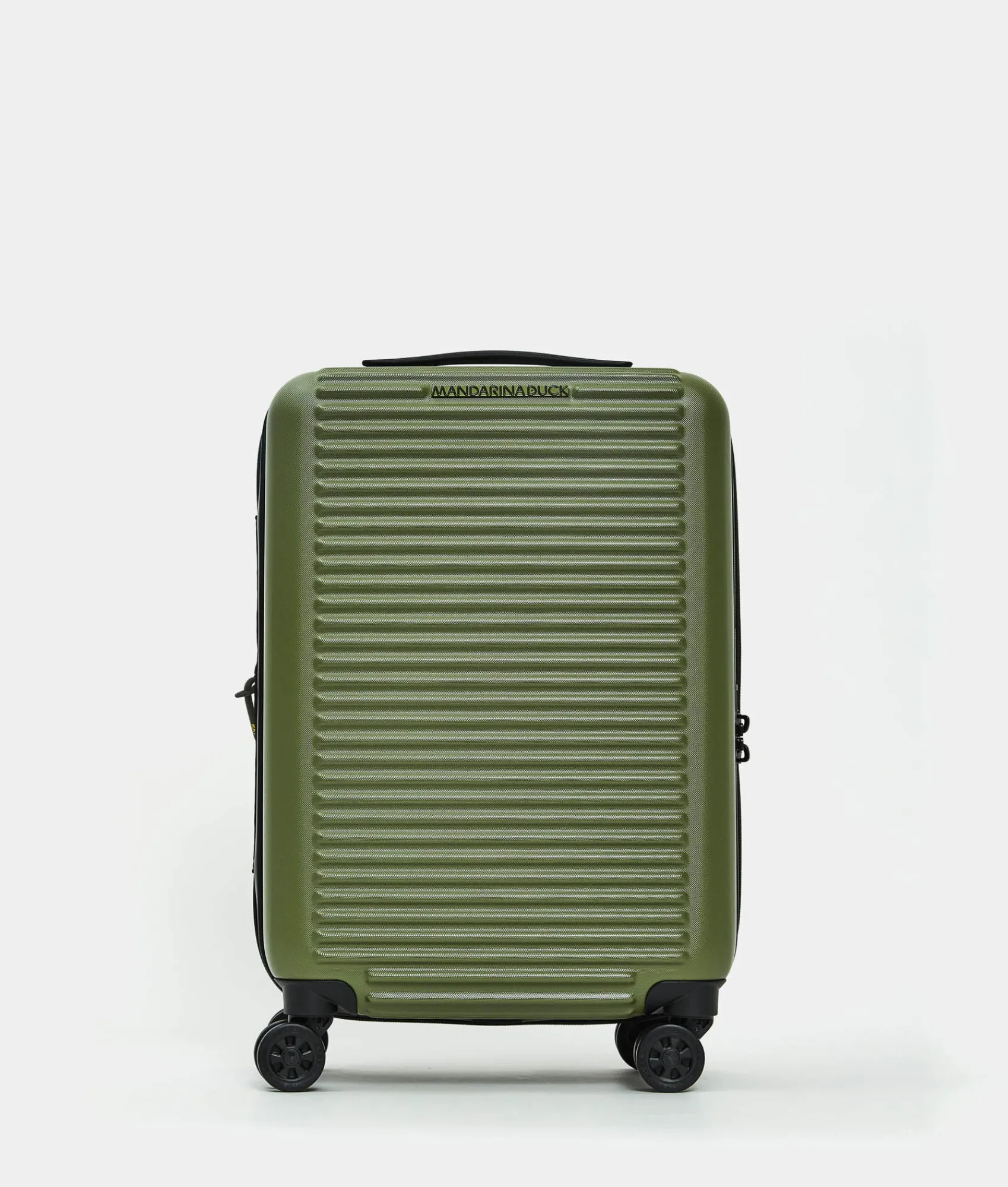 New Mandarina Duck TANK Expandable Cabin Trolley | cm 55X35X23 MilitaryGreen