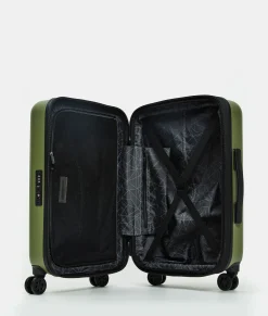 New Mandarina Duck TANK Expandable Cabin Trolley | cm 55X35X23 MilitaryGreen