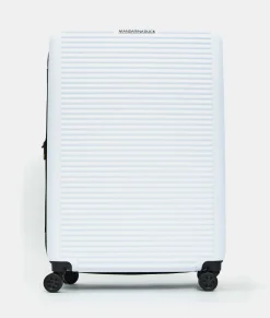 Outlet Mandarina Duck TANK Large Expandable Trolley | cm 51X75X31 OpticalWhite