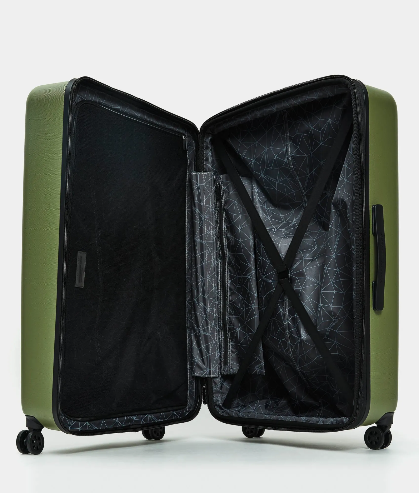 Discount Mandarina Duck TANK Large Expandable Trolley | cm 51X75X31 MilitaryGreen