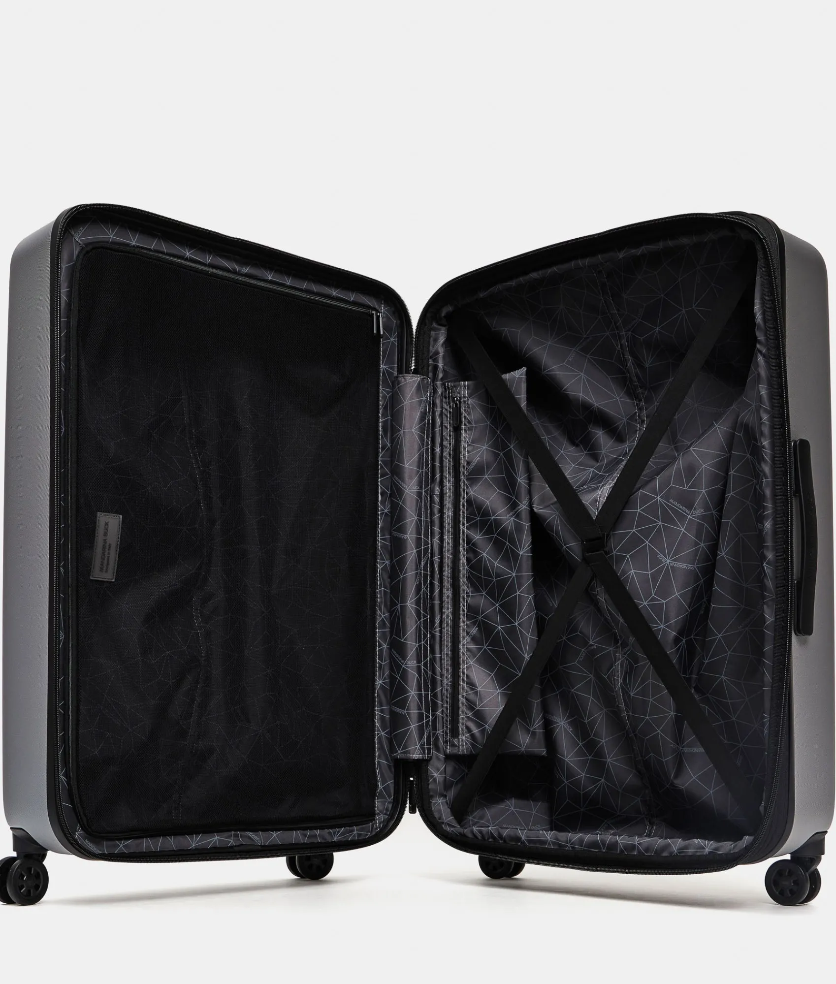 Clearance Mandarina Duck TANK Large Expandable Trolley | cm 51X75X31 Grigio