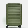 New Mandarina Duck TANK Medium Expandable Trolley | cm 45X69X27 MilitaryGreen
