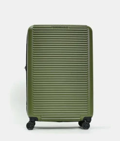 New Mandarina Duck TANK Medium Expandable Trolley | cm 45X69X27 MilitaryGreen