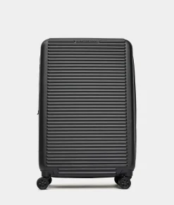 Fashion Mandarina Duck TANK Medium Expandable Trolley | cm 45X69X27 Black