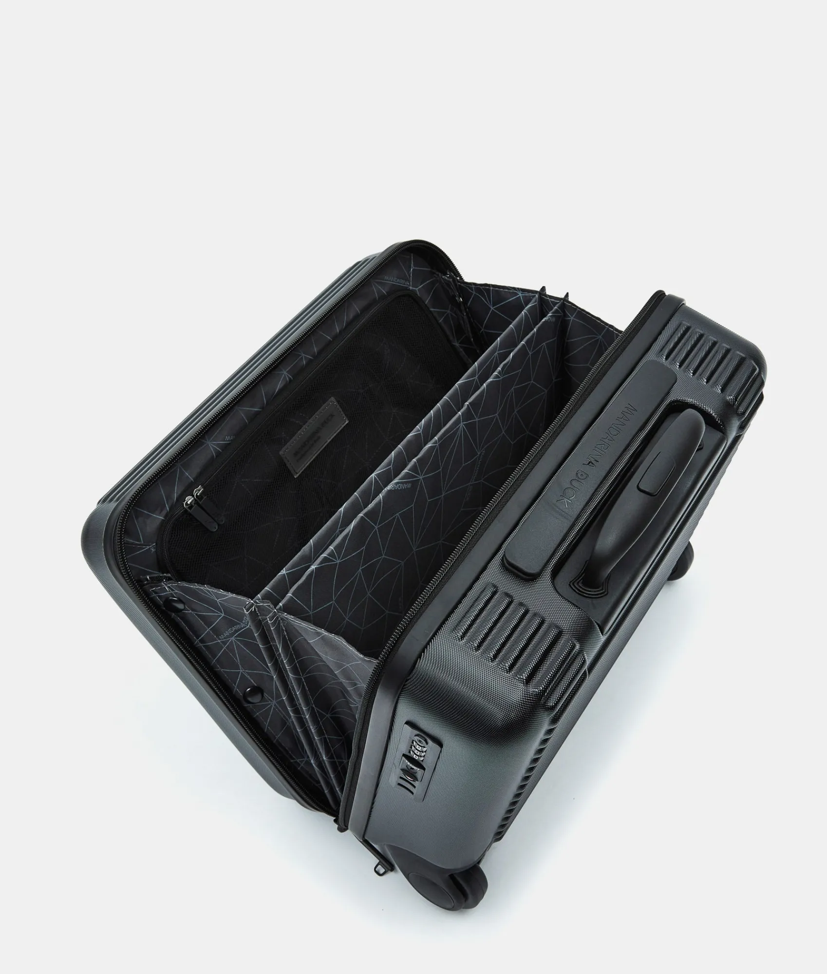 New Mandarina Duck TANK Pilot Trolley | cm 34.5X40X20 Black