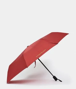 Clearance Mandarina Duck UMBRELLA Automatic Umbrella FlameScarlett