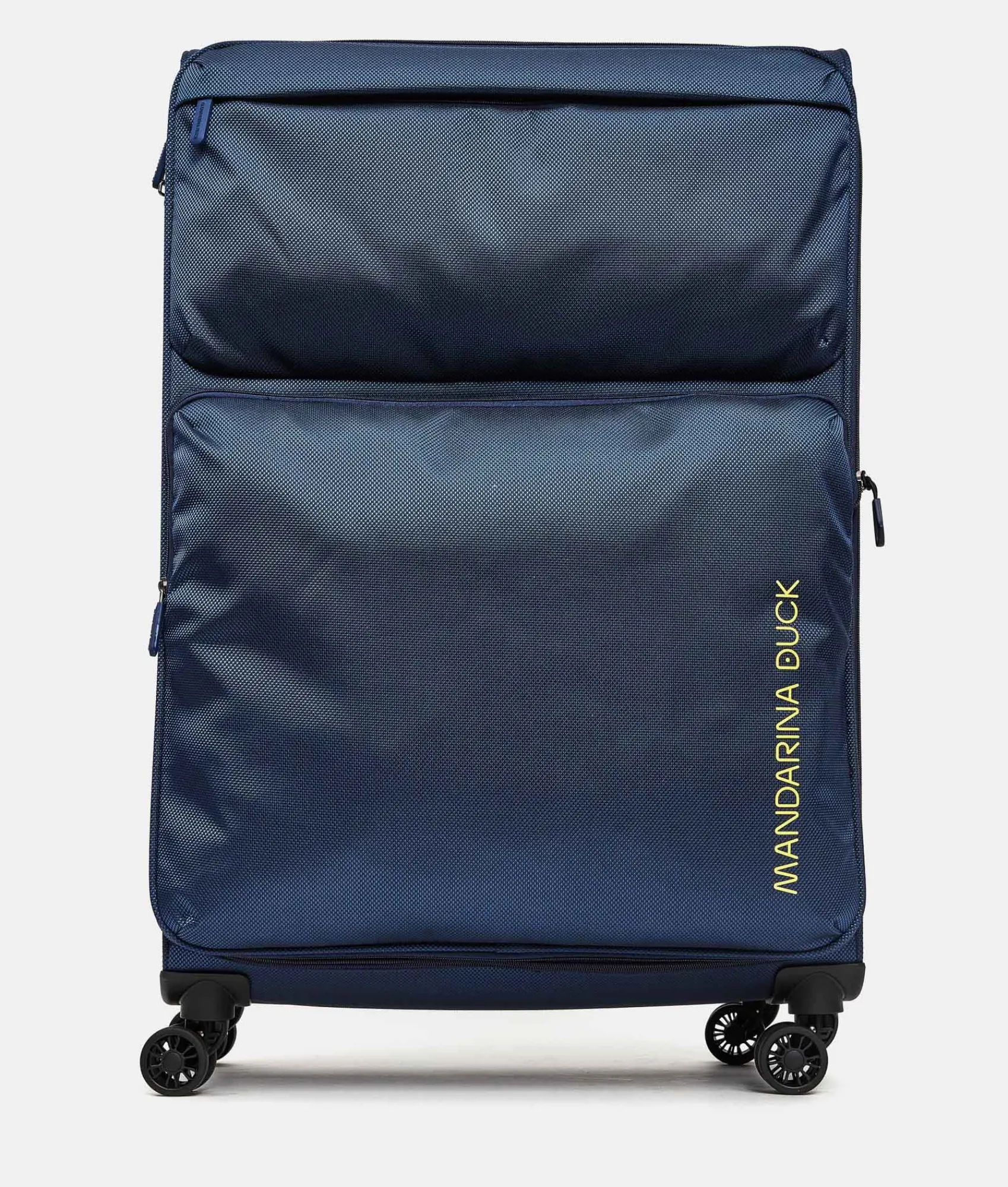 Outlet Mandarina Duck ZEPHYR Extra-Large Soft Expandable Trolley (4 Wheels) | cm 83 X 53 X 32/35.5 DressBlue