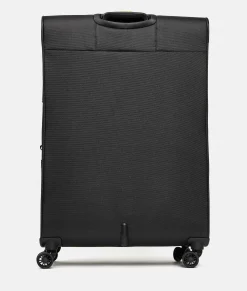 Sale Mandarina Duck ZEPHYR Extra-Large Soft Expandable Trolley (4 Wheels) | cm 83 X 53 X 32/35.5 Black