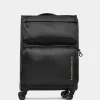 Clearance Mandarina Duck ZEPHYR Medium Soft Expandable Trolley (4 Wheels) | cm 67 X 43 X 25/28 Black