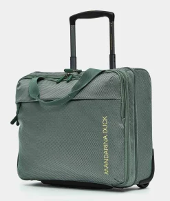 Online Mandarina Duck ZEPHYR Pilot Trolley (2 Wheels) | cm 40 X 36 X 20 IcebergGreen