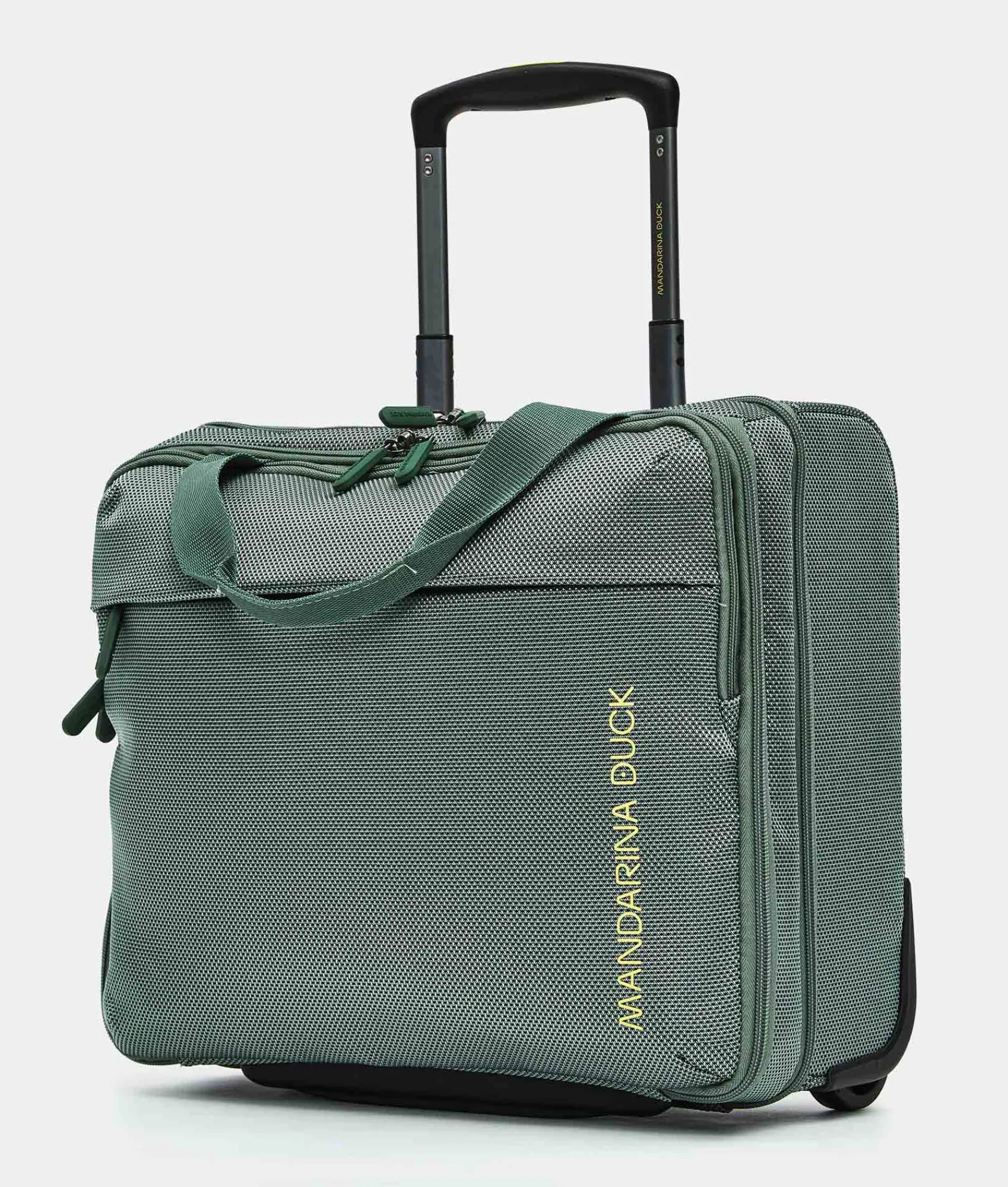 Online Mandarina Duck ZEPHYR Pilot Trolley (2 Wheels) | cm 40 X 36 X 20 IcebergGreen