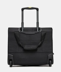 New Mandarina Duck ZEPHYR Pilot Trolley (2 Wheels) | cm 40 X 36 X 20 Black